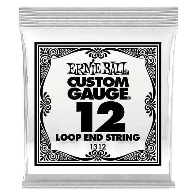 .012 Loop End Tin Plated Steel Custom Gauge for Banjo Mandolin Auto Harp Dulcimer Guitar Type String Works Great for Chinese 二胡 Spike Fiddle! image 1