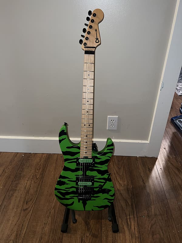 Charvel Satchel Signature Pro-Mod DK 2019 - 2020 - Slime Green