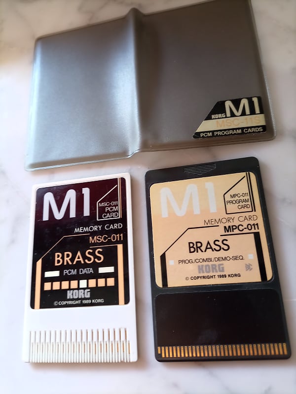 KORG M1用MSC-1S(PCMカード+プログラムカード) PERCUSSION Korg M1 PCM Memory Cards MPC-08 + MSC-08 for M1