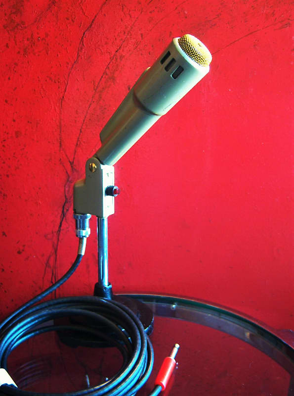 Vintage RARE Executone EXC / Electro-Voice 664 Cardioid Dynamic Microphone  Hi Z w cable 676 666