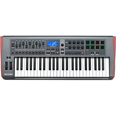 Novation Impulse 49 49-Key USB MIDI Keyboard Controller w/ Semi-Weighted Keys