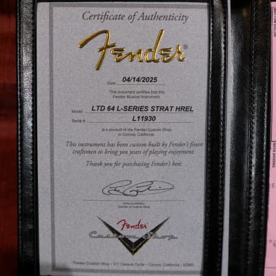 Fender Custom Shop Limited Edition 1964 L-Series Stratocaster Heavy Relic - Aged Olympic White image 17