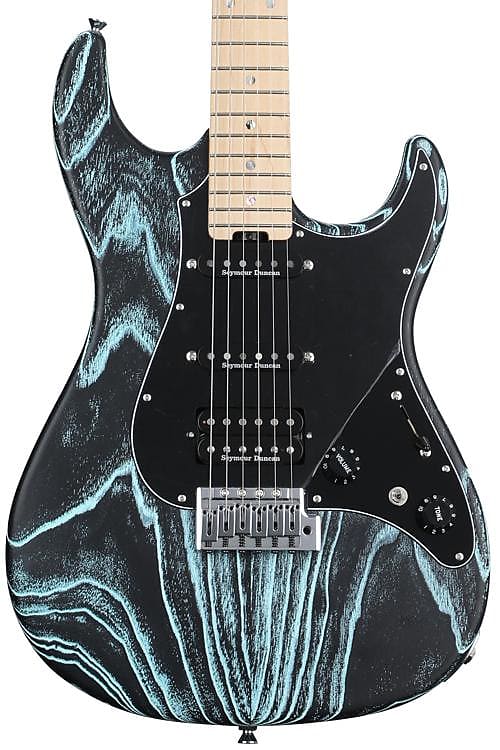 ESP Original Snapper CTM Electric Guitar - Nebula Black Burst with Maple Fingerboard image 1