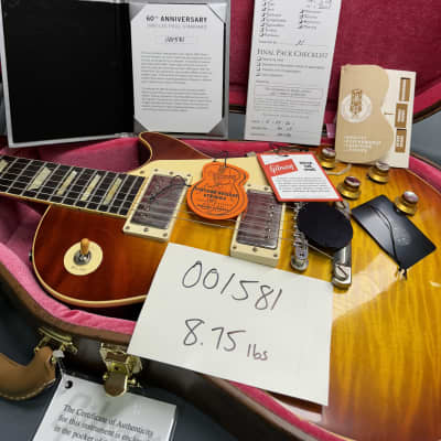 Gibson Custom Shop 60th Anniversary '60 Les Paul Standard Reissue  #001581  V2 2020 - Tomato Soup Burst image 10