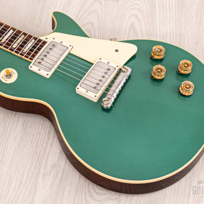 2020 Gibson Custom Shop Historic 1954 Les Paul R4 Inverness Green Dark Back w/ CustomBucker PAFs, Case, COA, Tags image 9