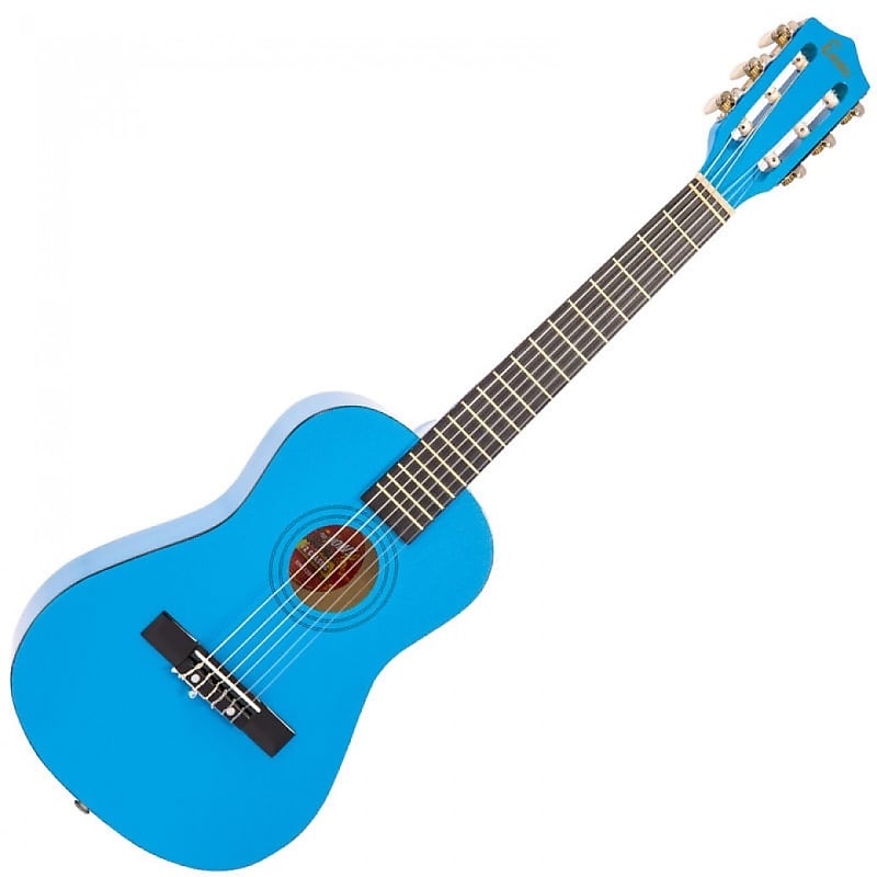 Encore 1/2 Size Junior Acoustic Guitar Pack ~ Metallic Blue image 1