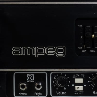 Ampeg SVT-II  valve bass head amp 1980s USA image 2