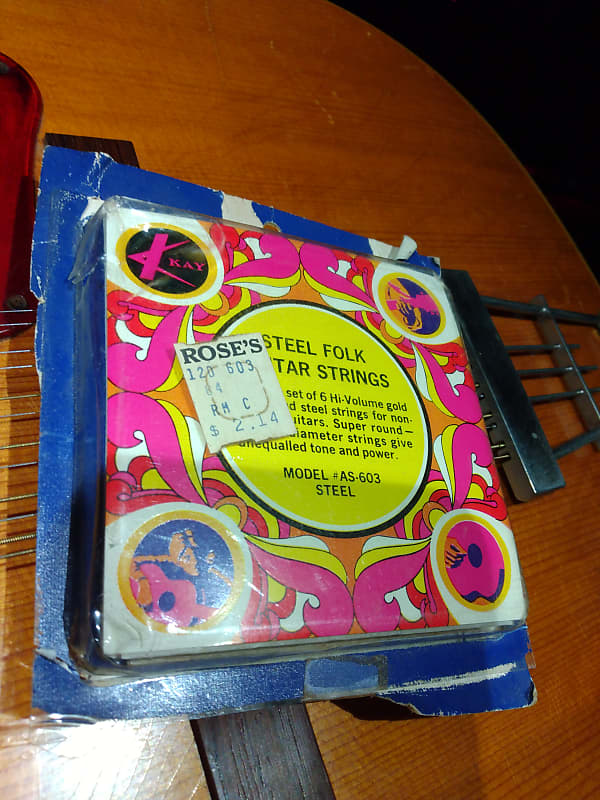 Kay Guitar Strings Case Candy 1960s image 1