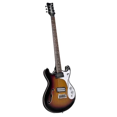 Danelectro 66BT Baritone Guitar (Sunburst) image 2