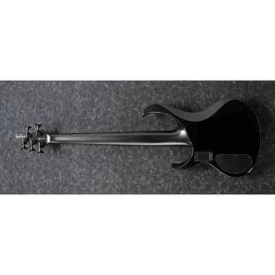 Ibanez BTB625EX BTB Iron Label 5-String Bass, Ebonol Fretboard, Black Flat image 4