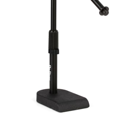 On-Stage KS8191 Bullet Nose Keyboard Stand with Lok-Tight Attachment  Bundle with On-Stage MS7920B Bass Drum / Boom Combo Mic Stand image 2