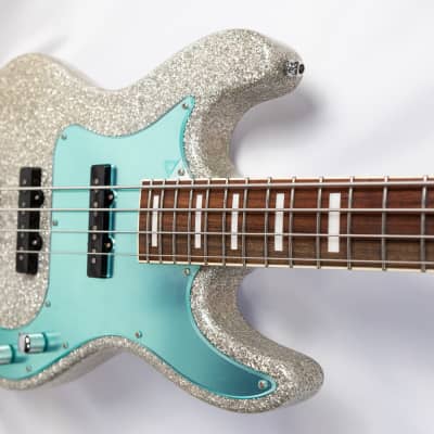 ESP Edwards 2019 E-AK Silver Sparkle Aki Signature Bass MINT US Seller Made In Japan MIJ image 13