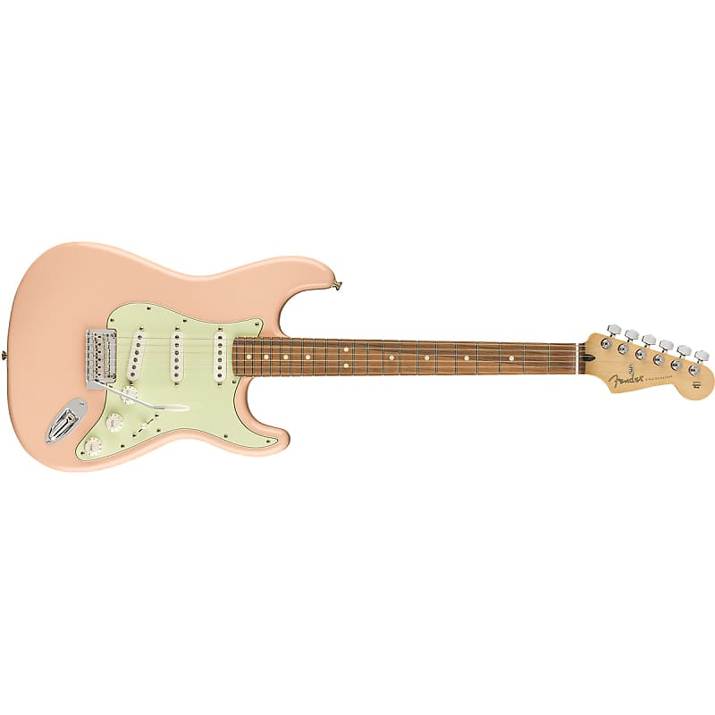 Pink deals player stratocaster