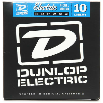 Dunlop DEN1052 EG-NKL 10S LT/HV-6/SET Electric Strings image 1