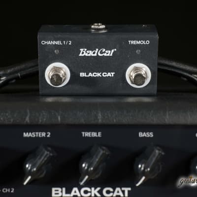 Bad Cat Black Cat 20W 2-Channel Tube Amp Head w/ Footswitch & Cover image 5