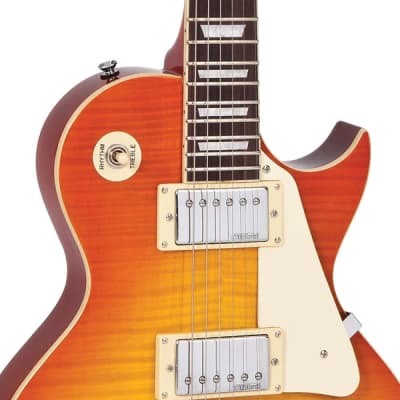 Vintage ReIssued Series V100HB LP Style Guitar  - Honeyburst image 2