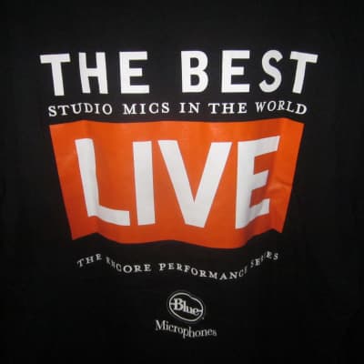 Blue Microphones Encore Men's Graphic T-Shirt - Black Size: Large image 3