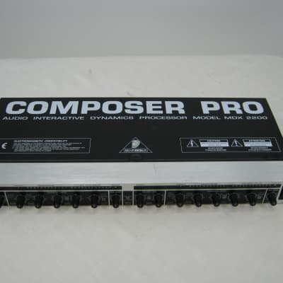 Behringer composer pro model mdx 2200 audio interactive