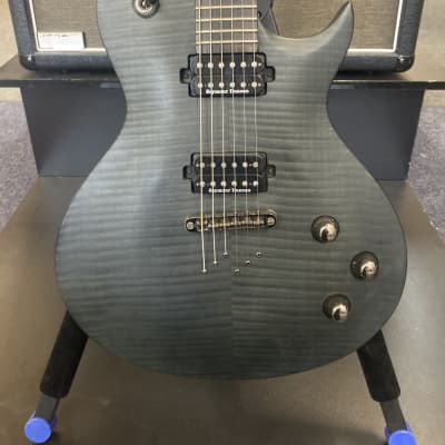 Washburn Parallaxe PXL Flame Top Matte Black for sale