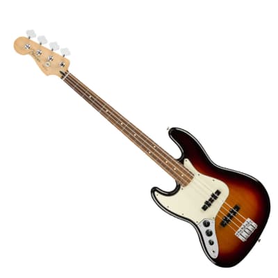 Fender Player Jazz Bass Left-Handed - 3-Color Sunburst w/ Pau Ferro FB image 1