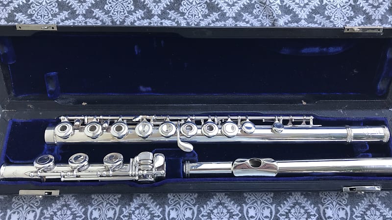 Prima Sankyo Artist Solid Silver Open Hole Flute | Reverb