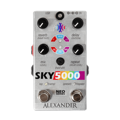 Alexander Pedals Sky 5000- Delay and Reverb image 1