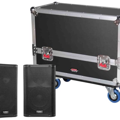 Gator Cases G-TOUR SPKR-2K8 Tour Style Transporter Case Two K8 Speakers image 7
