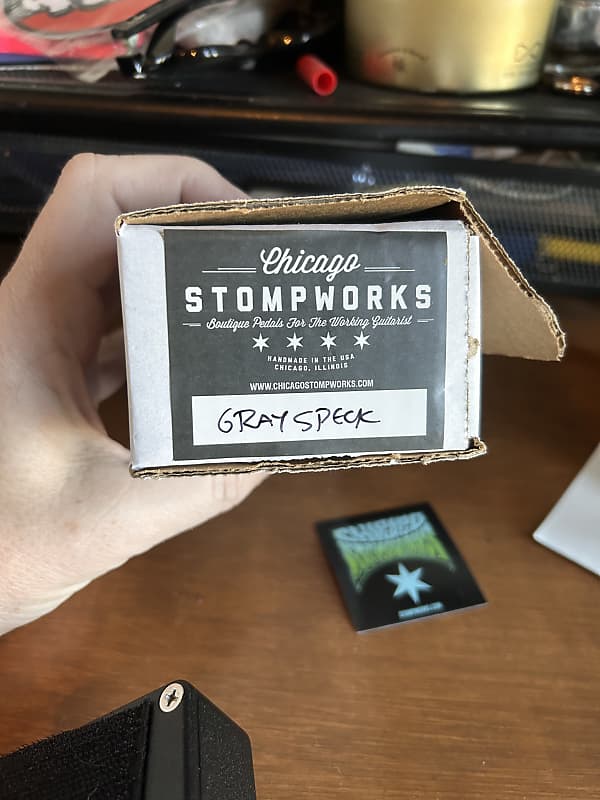 Chicago Stompworks Gray Speck OD250™ Overdrive #guitarpedal