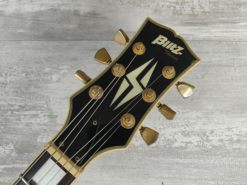 Blitz by Aria Pro II Les Paul Custom (Black) | Reverb