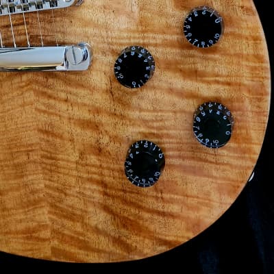 SJ Custom Guitars  Les Paul ,Flame Mango top, mahogany back, Grover tuners image 3