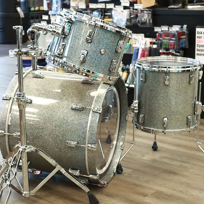 PEARL REFERENCE SERIES 4 PIECE DRUM KIT, CRYSTAL RAIN (PRE-LOVED) – Drumazon