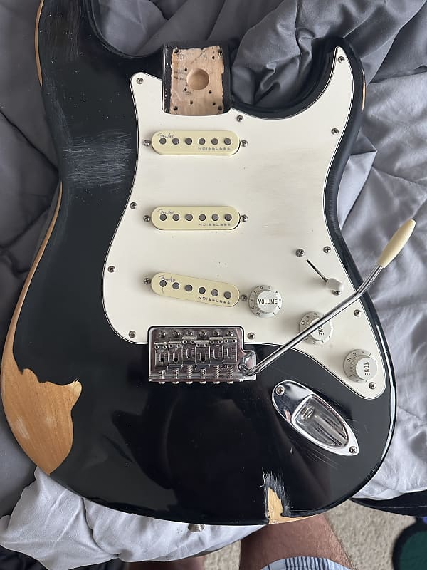 Fender Stratocaster 90s MIM LOADED STRAT BODY | Reverb