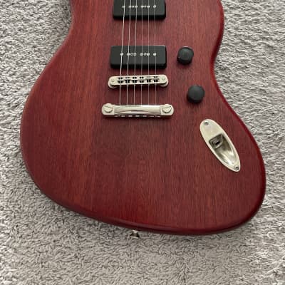 Fender Modern Player Jaguar 2011 MIC P90 Transparent Red Rare Guitar + Gig Bag image 2