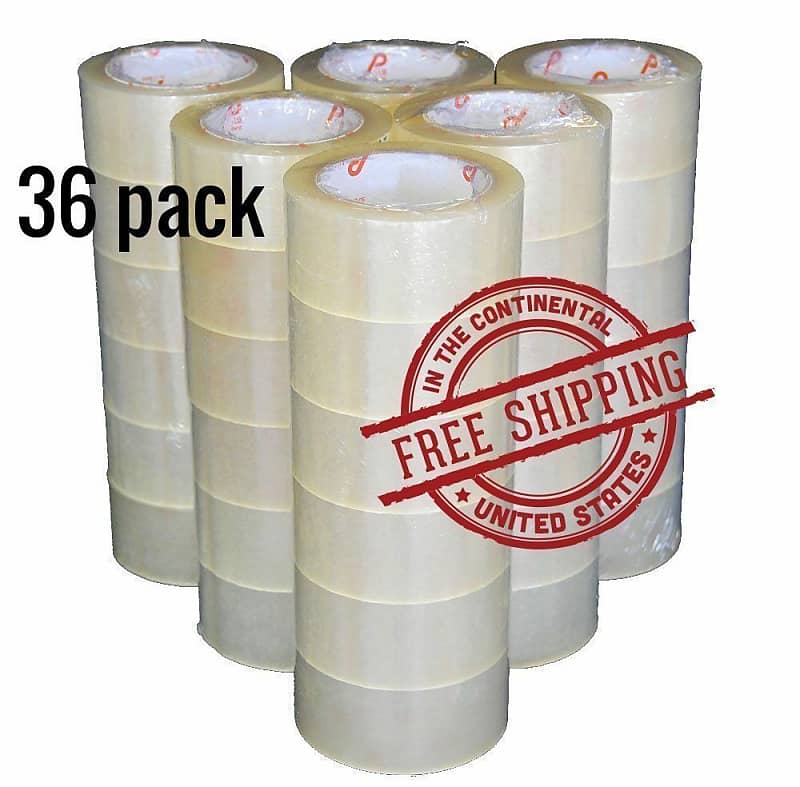 Tape Products : Colored Packing Tape - White - 2 inch - 110yds