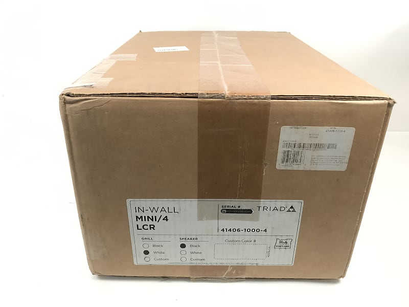 (New) Triad In-Wall Mini/4LCR 41406-1000-4  			
