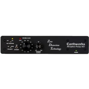 Earthworks 1021 ZDT Series Single Channel Zero Distortion Microphone Preamp