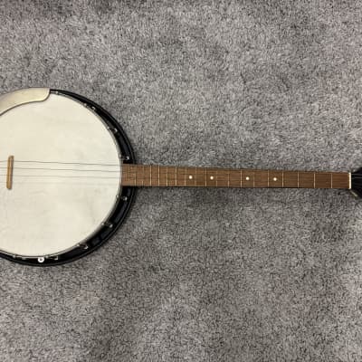 Silvertone Tenor Banjo Resonator 4 string 1950-1960 Sears Kay Made country blues bluegrass folk music ukulele image 3