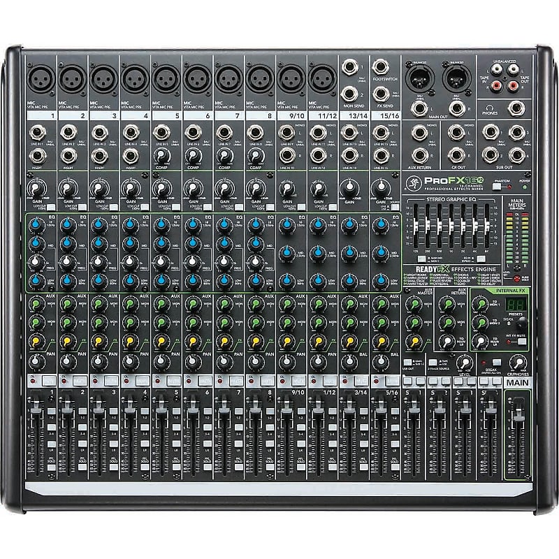 Mackie ProFX16v2 16-Channel 4-Bus Effects Mixer image 1