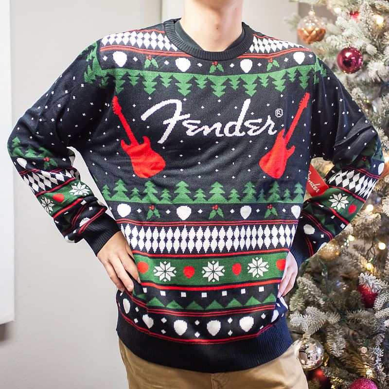 Fender Ugly Christmas Sweater 2019 Large