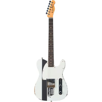 Fender Custom Shop Limited Edition Joe Strummer Esquire Relic Rosewood Fingerboard Electric Guitar Olympic White image 3