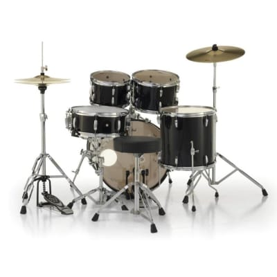 Pearl Roadshow 5pc Drum Set w/Hardware & Cymbals Jet Black image 14