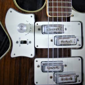 Norma Barney Kessel Split Pickup Walnut Vintage Guitar image 11