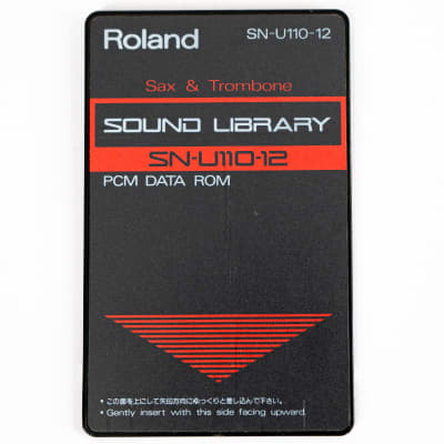 Roland SN-U110-12 Sax & Trombone - PCM Data ROM Card for U-20 and U-220