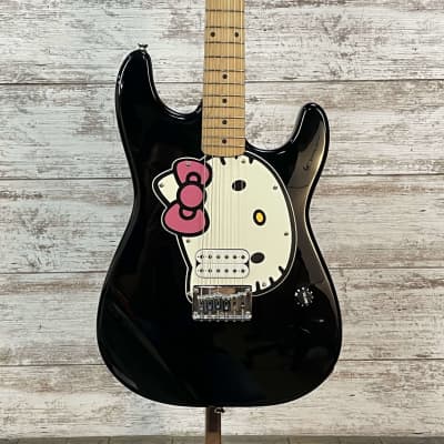 Squier Hello Kitty Stratocaster Black w/Gig Bag | Reverb