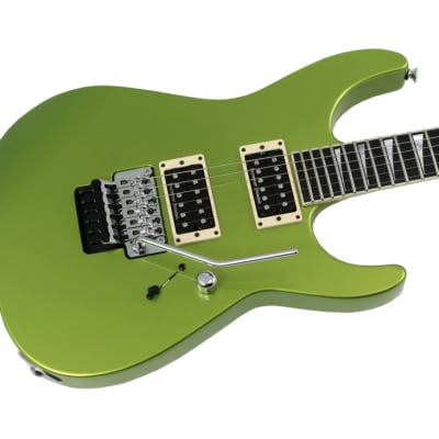 Jackson Custom Shop SL2H Soloist Reversed Headstock Lime Green Metallic image 1