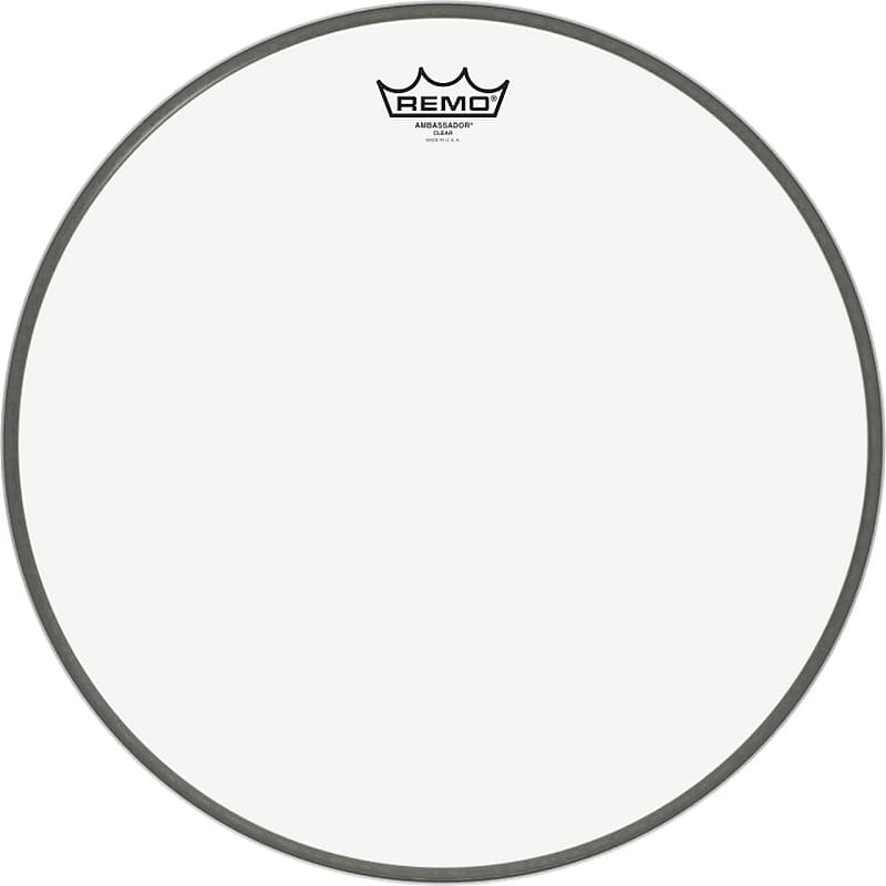 16" Ambassador Clear Bass Drum Head. Reverb