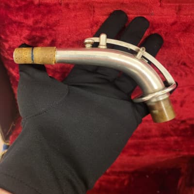Vintage Silver-Plated Alto Saxophone – Wurlitzer (Mead Cycle, Conn Stencil) – Plays Well, Original Neck, Extras Included image 9