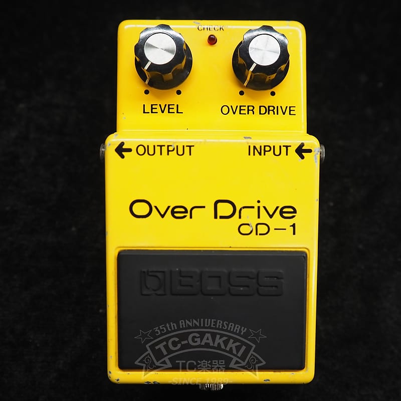 ギター boss OD-1 TL4558P BOSS OD-1 Over Drive (Silver Screw/JAPAN/TL4558P) | Reverb