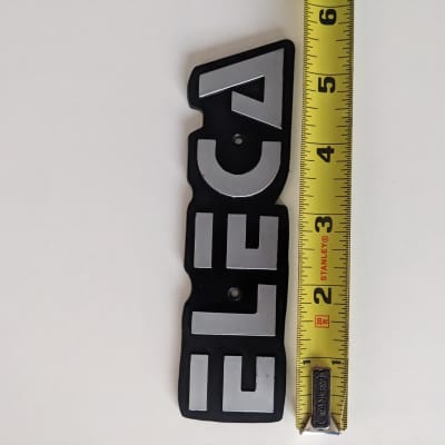 Eleca Bass/Guitar Amp Badge Replacement - Plastic image 3