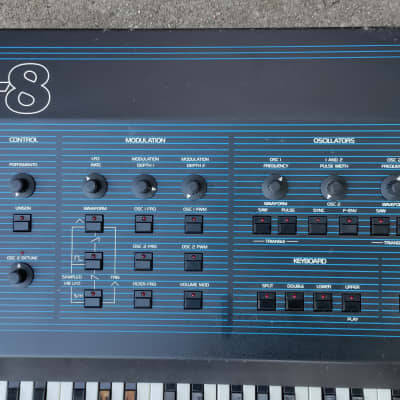 Oberheim OB-8 61-Key 8-Voice Synthesizer 1983 -Borish Electronics- image 4